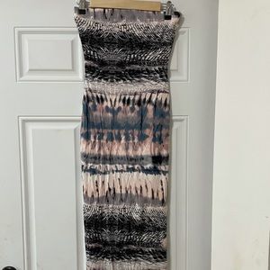 Midi dress. Hugs your curves in all the right places.